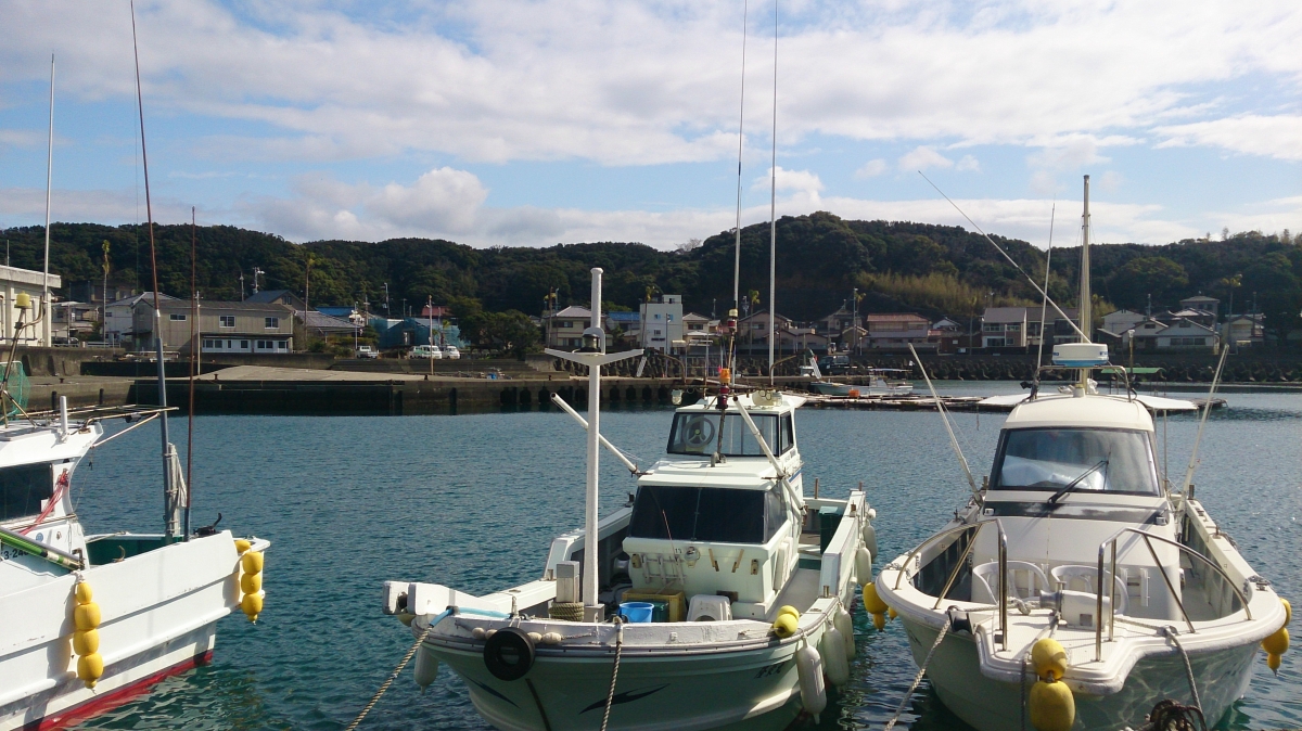 白浜町のフリー写真素材(SO-04Eで撮影:白浜漁港)
