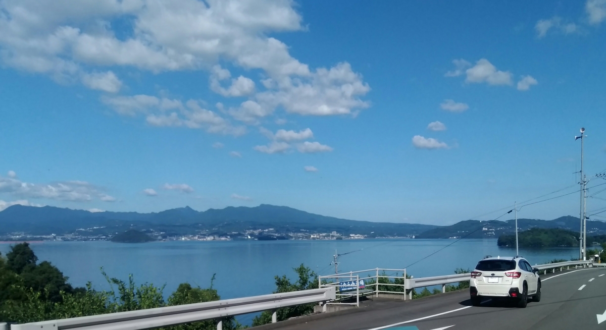 諫早市のフリー写真素材(VAIO-PhoneAで撮影)大村湾