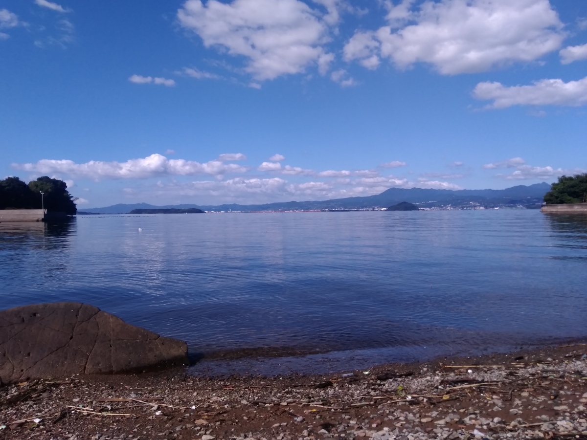 諫早市のフリー写真素材(VAIO-PhoneAで撮影)大村湾