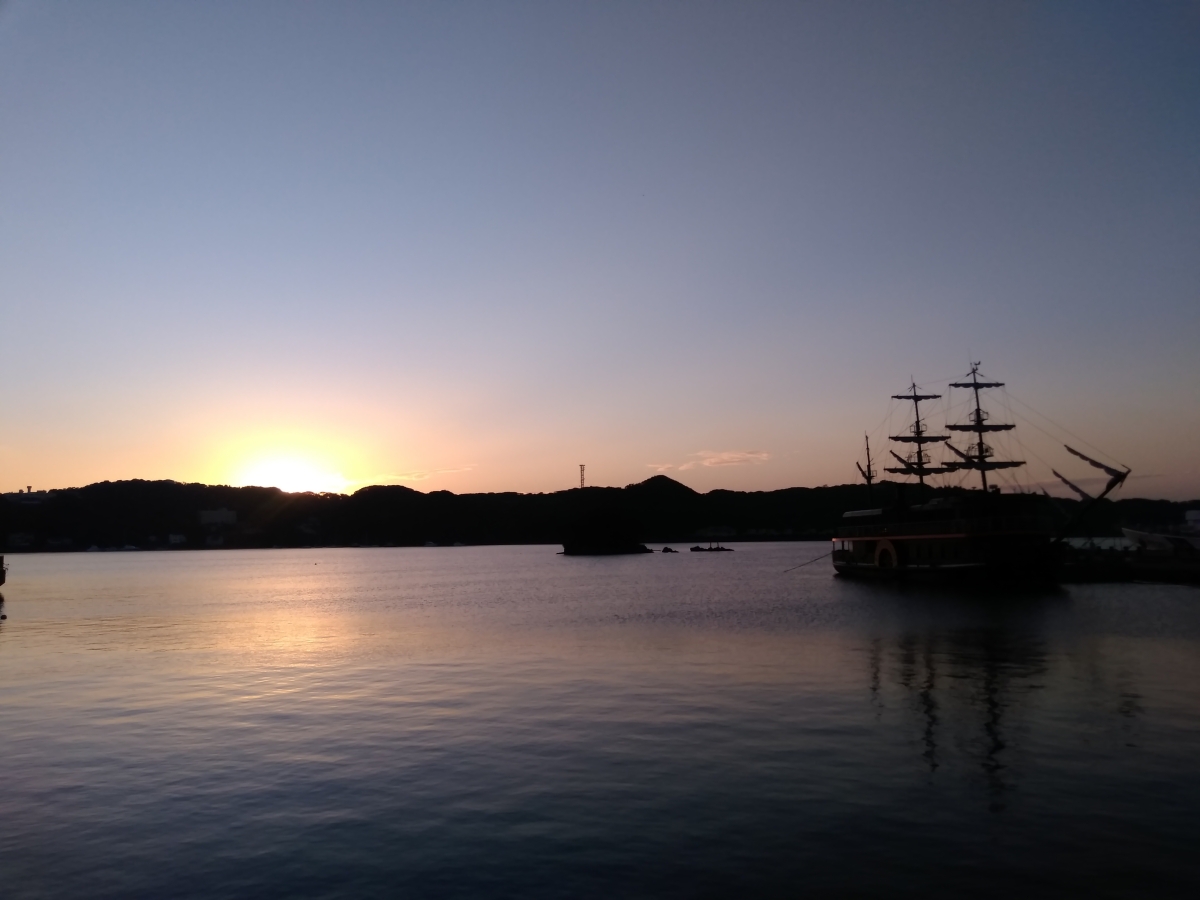 下田湾のフリー写真素材(VAIO-PhoneAで撮影)