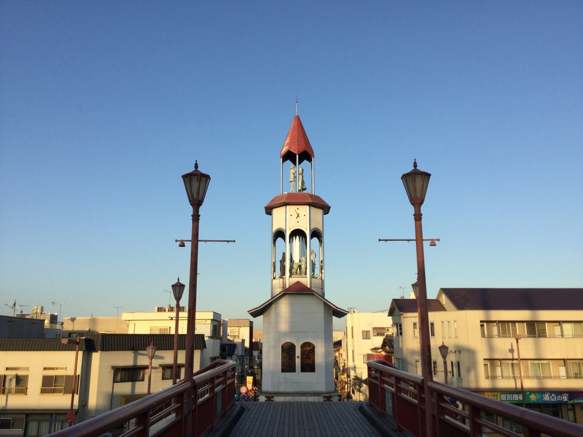 栃木県下野市石橋付近(iPad Air2で撮影)