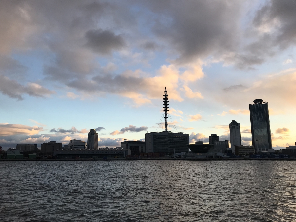 大阪港のﾌﾘｰ写真素材(i-Phone7で撮影)