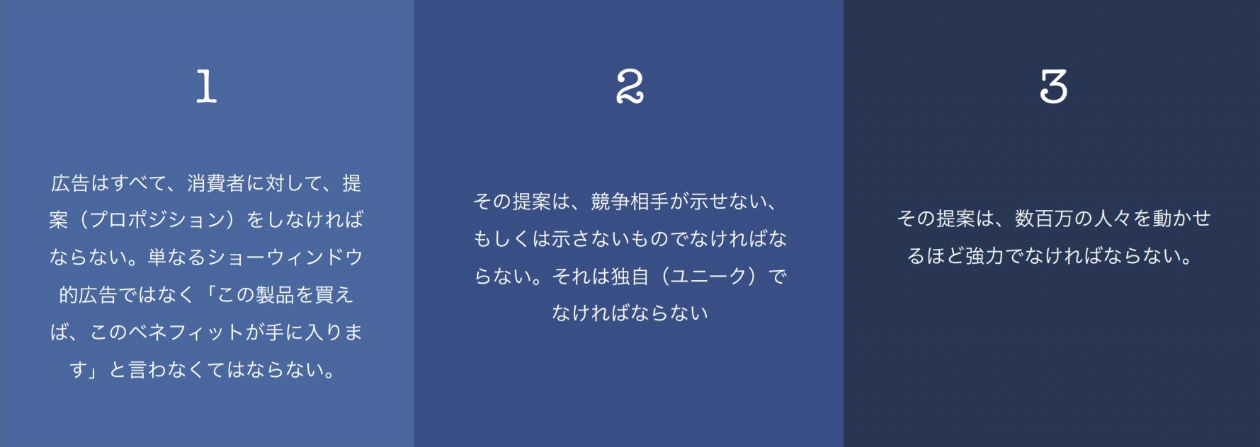 マーケティング:ユニークセリングプロポジション